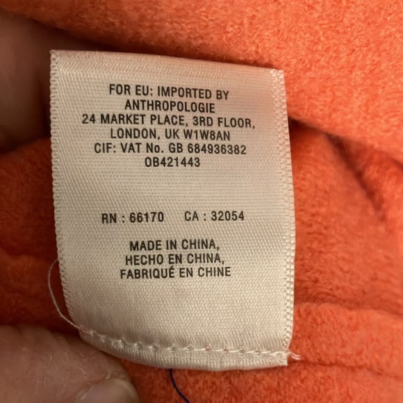 100% wool Anthropologie Moth long cape / sweater coat with hood Medium - Picture 14 of 15